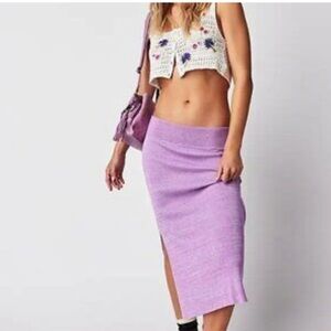 Free People soft knit pencil skirt.
